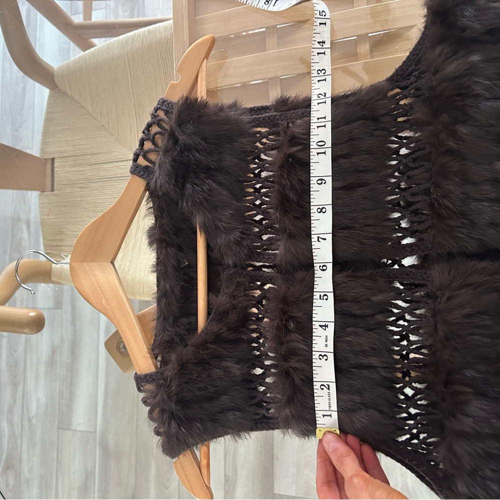 Authentic Angora Rabbit Fur Vest - Picture 11 of 11